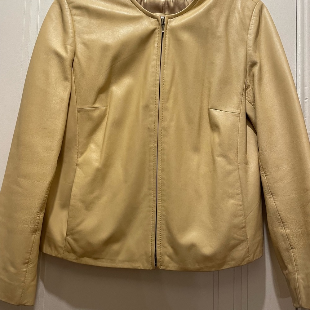 Leather jacket size L